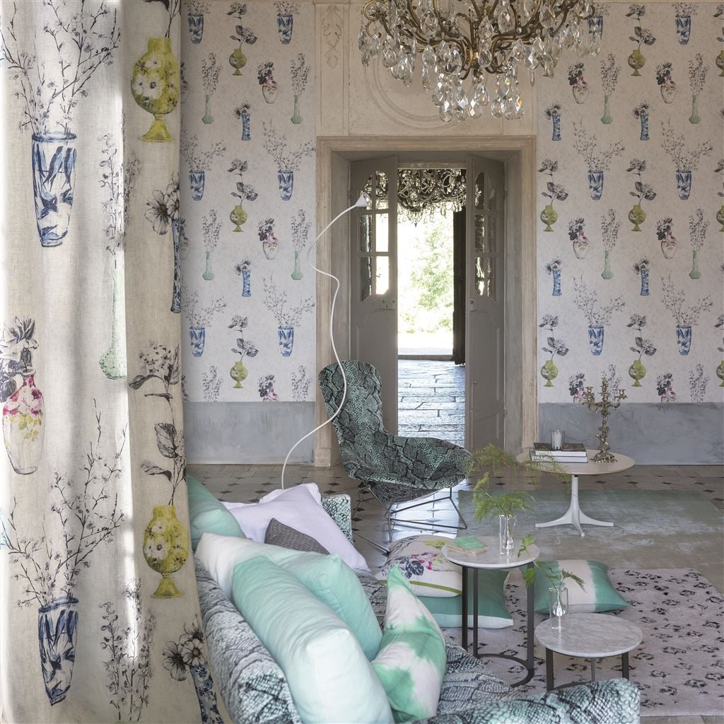 Celeste Tapet — Designers Guild i miljö