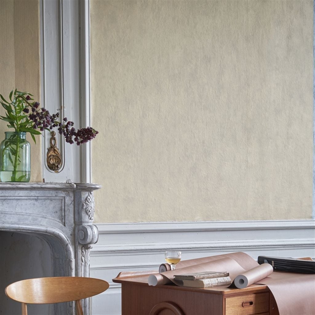 Parchment Tapet — Designers Guild i miljö
