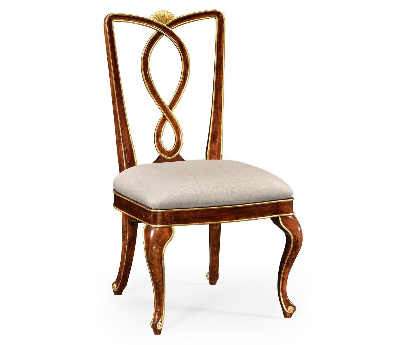 Dining Chair Biedermeier in Mahogany - Shambala - Jonathan Charles