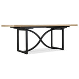 Hooker Furniture Tranquillity Rectangle Extending Dining Table with Metal Base 180-260cm - Hooker Furnishings