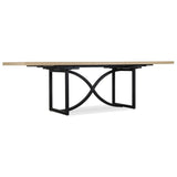 Hooker Furniture Tranquillity Rectangle Extending Dining Table with Metal Base 180-260cm - Hooker Furnishings