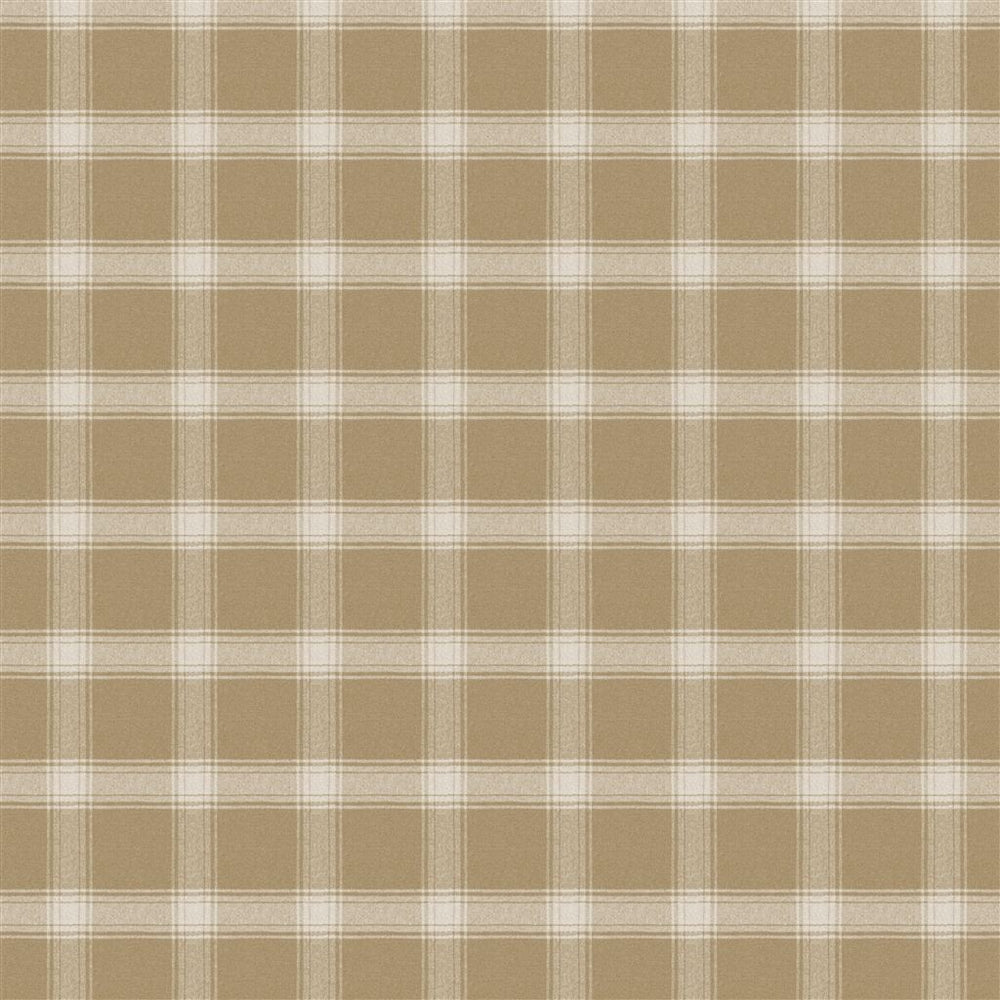 Doublebrook Plaid Camel — Ralph Lauren Home tyg