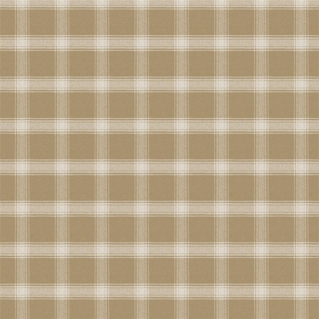 Doublebrook Plaid Camel — Ralph Lauren Home tyg