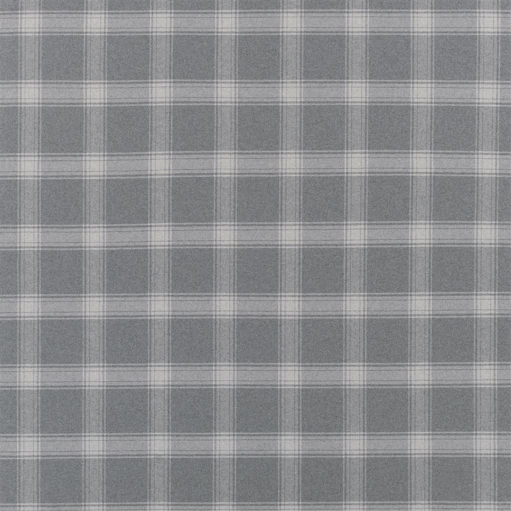 Doublebrook Plaid Grey Flannel — Ralph Lauren Home tyg
