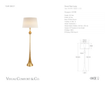 Dover Golvlampa måttskiss