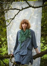 Doves Summer Blue – by Flora Roberts — Lewis & Wood tyg