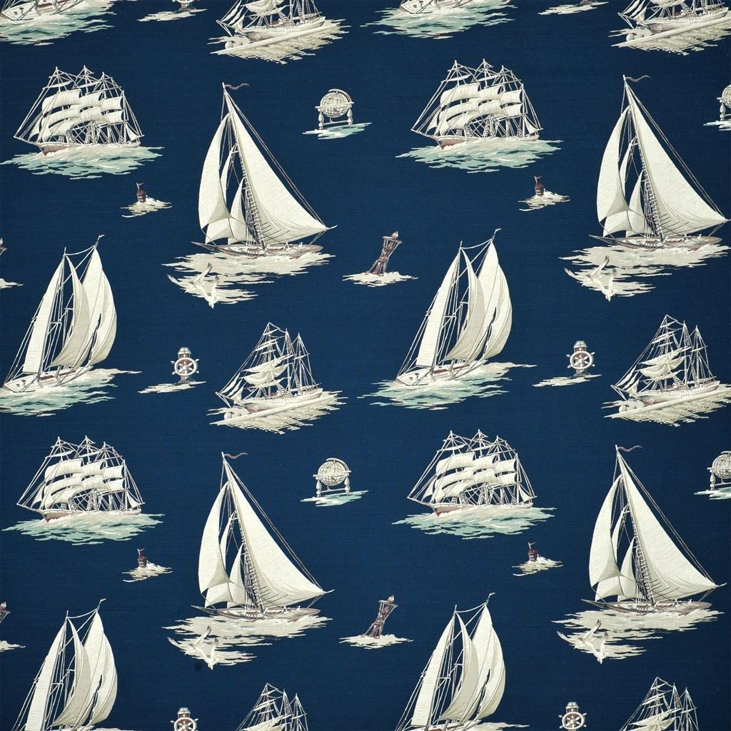 Down Easter Boats Atlantic — Ralph Lauren Home tyg
