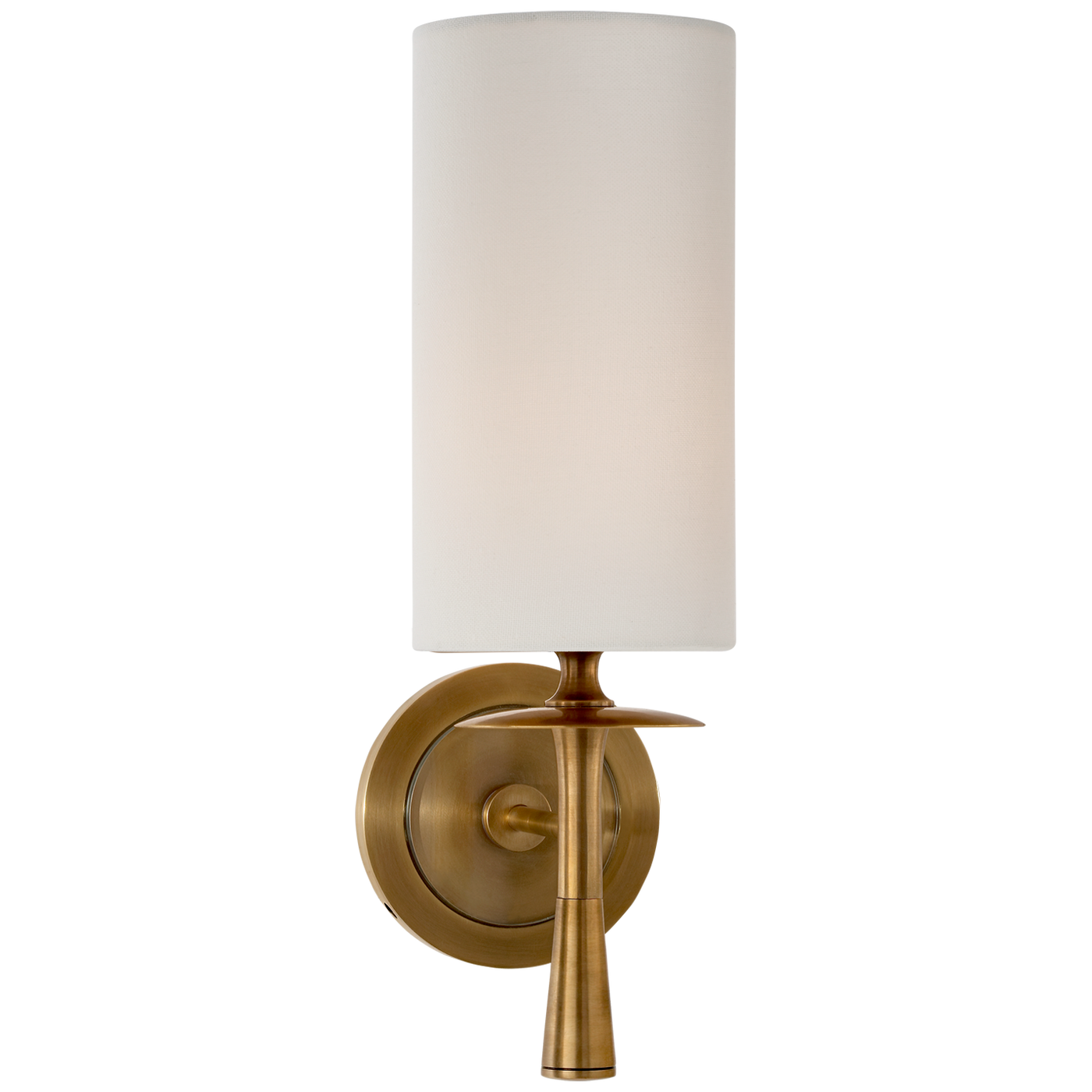 Drunmore Single Vägglampa Antique-Burnished Brass
