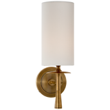 Drunmore Single Vägglampa Antique-Burnished Brass