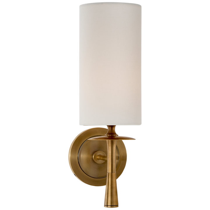 Drunmore Single Vägglampa Antique-Burnished Brass