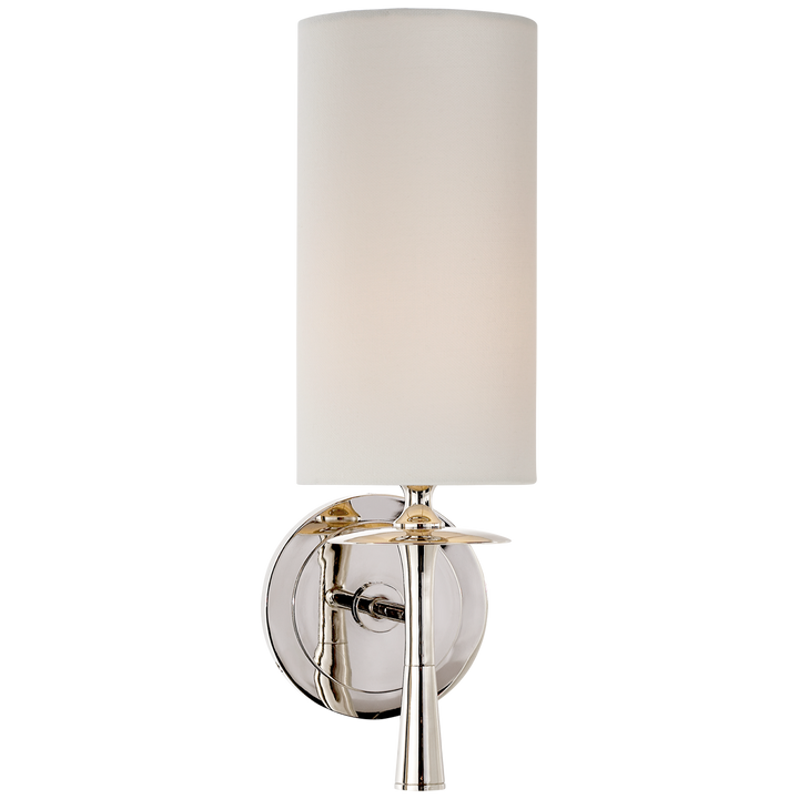 Drunmore Single Vägglampa Polished Nickel
