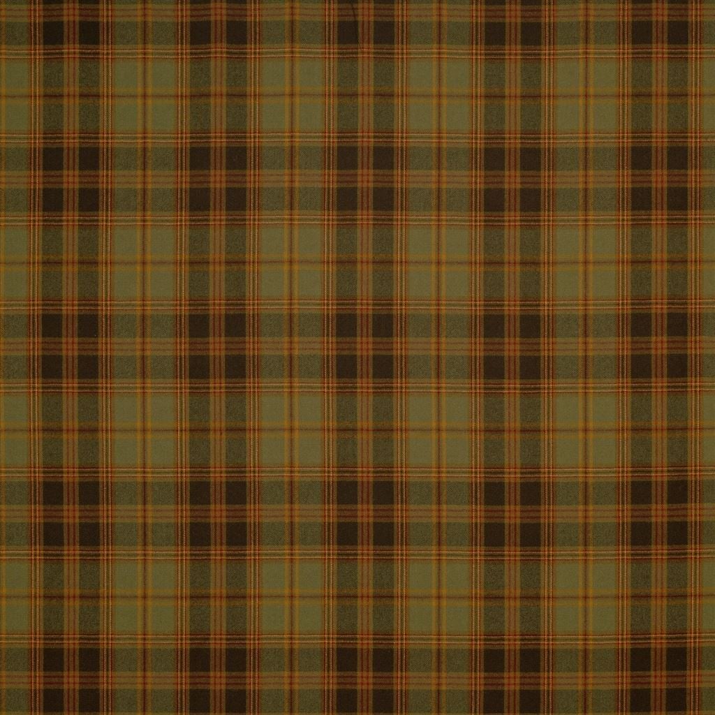Dugald Plaid Chestnut — Ralph Lauren Home tyg