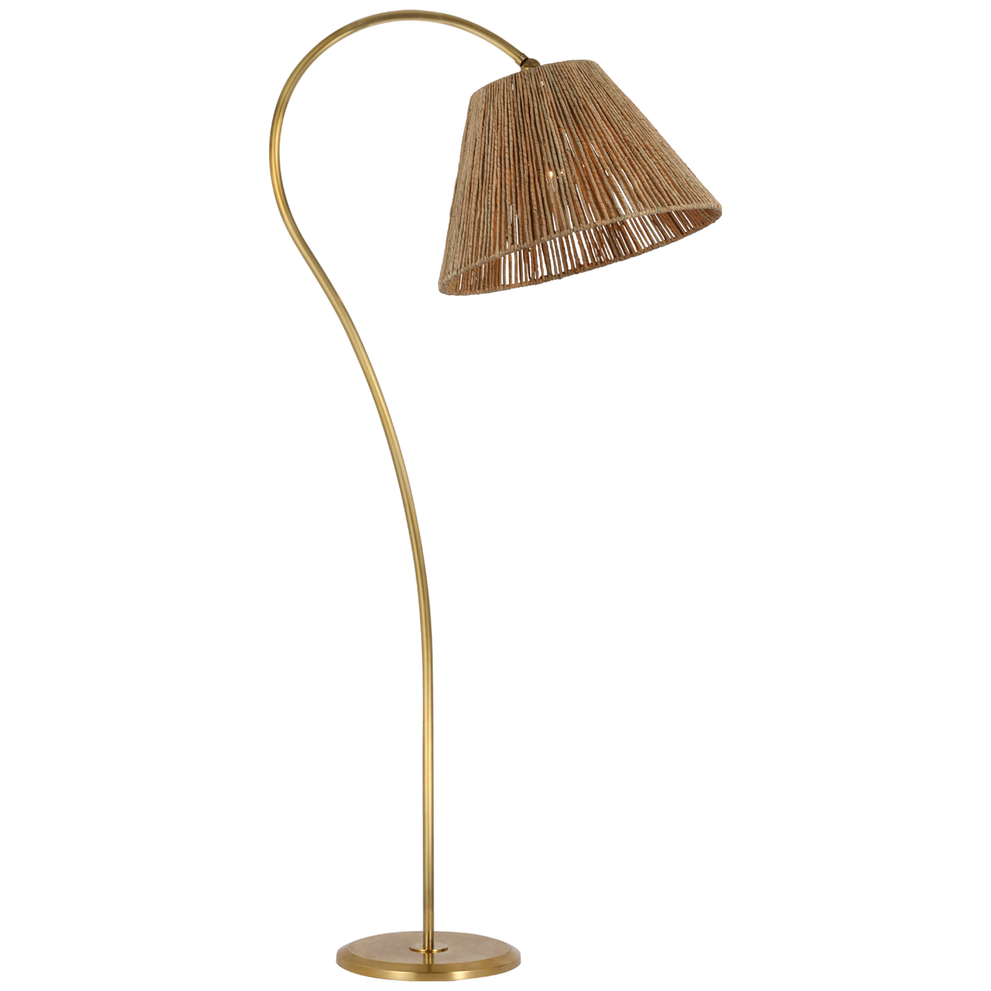 Dume Large Arched Golvlampa Antique-Burnished Brass