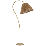 Dume Large Arched Golvlampa Antique-Burnished Brass