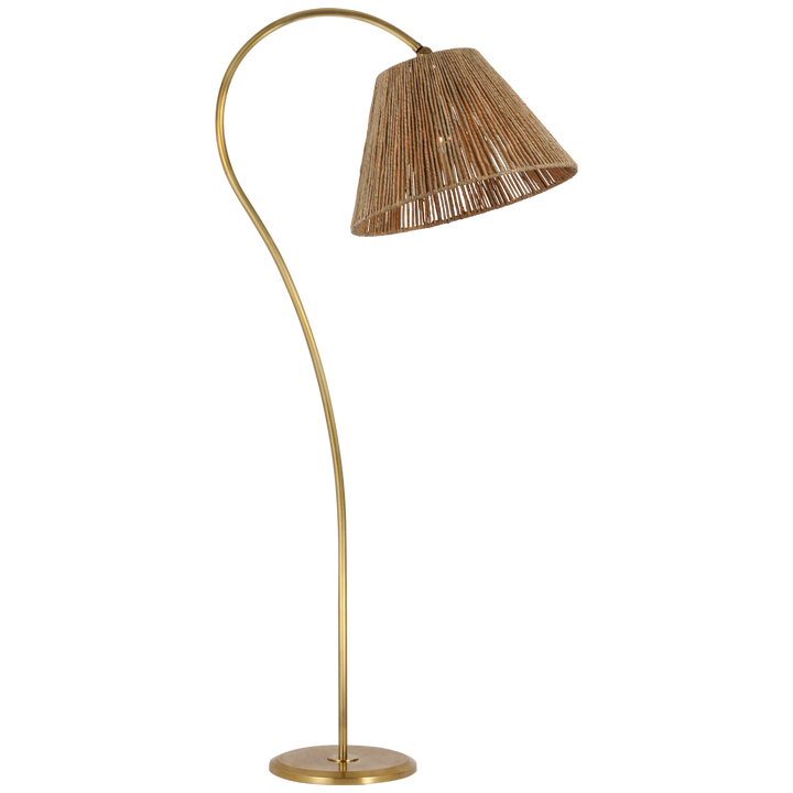 Dume Large Arched Golvlampa Antique-Burnished Brass