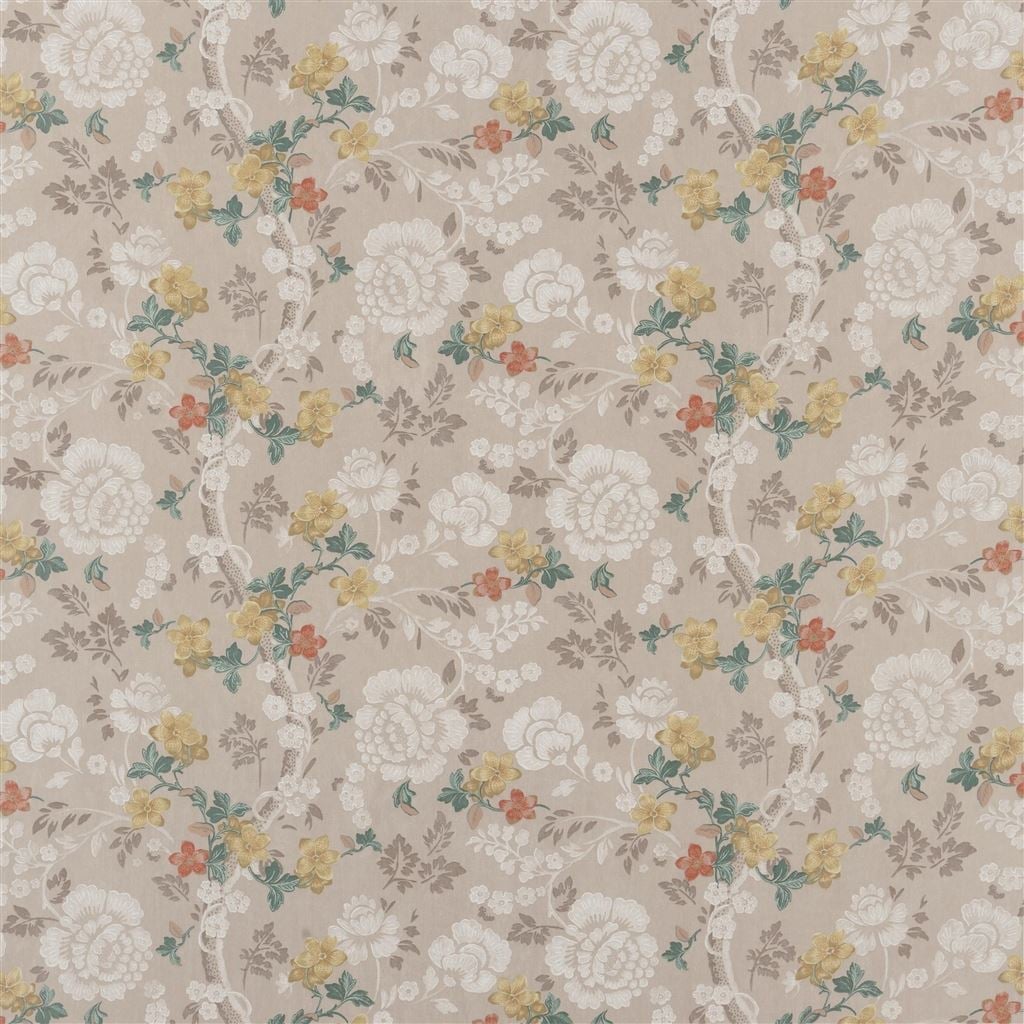 Eagle House Damask Vintage Rose — Designers Guild tyg