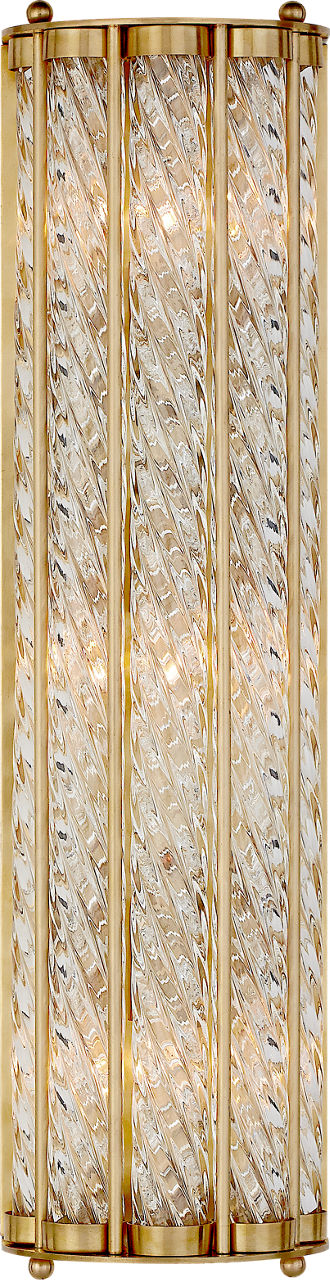 Eaton Linear Vägglampa — Visual Comfort — Hand-Rubbed Antique Brass