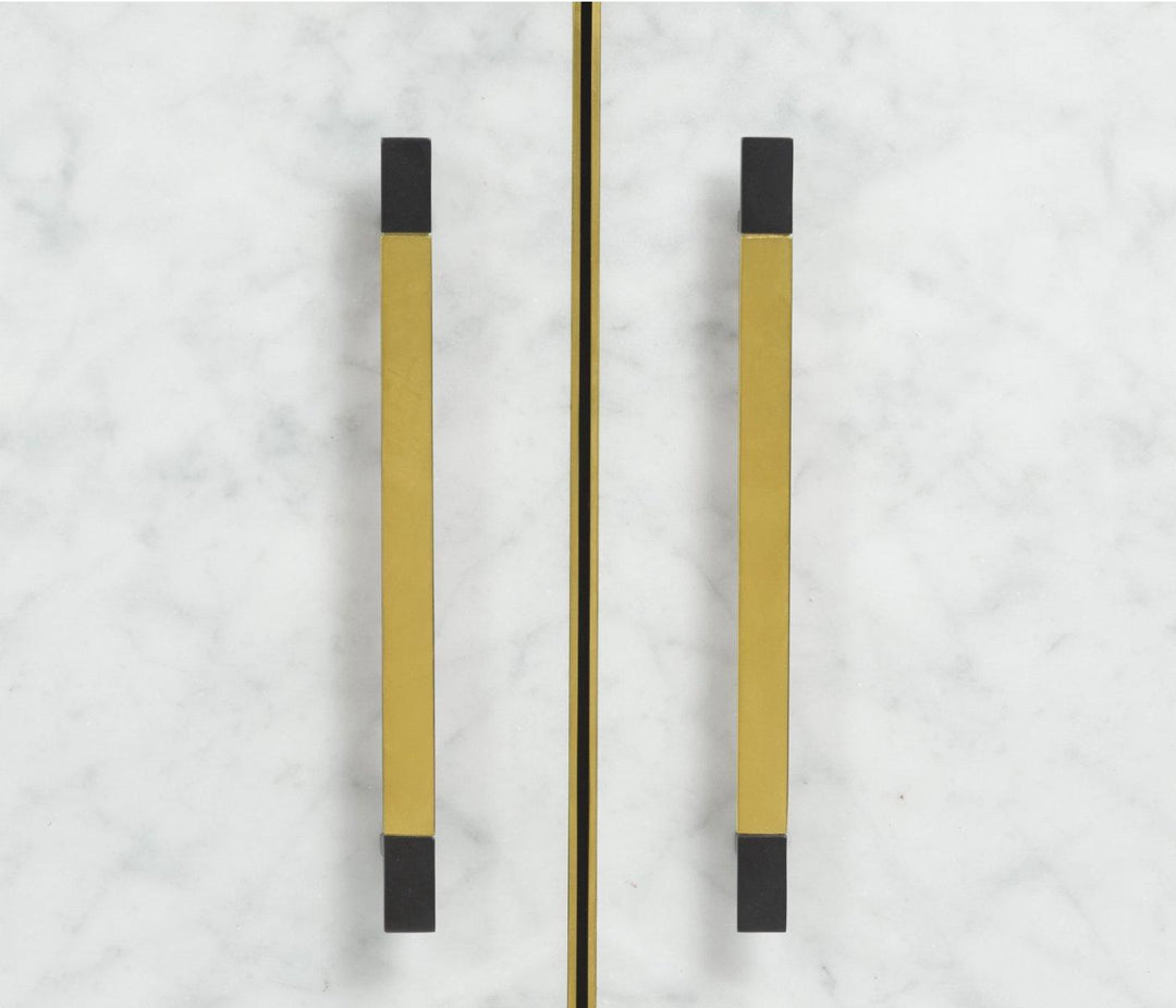 Sideboard in Marble & Ebonised Oak