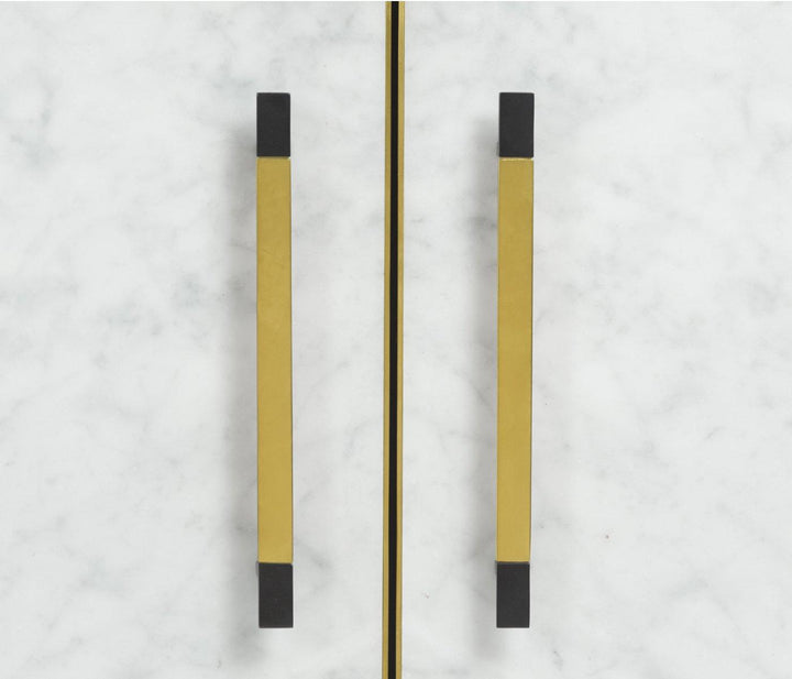 Sideboard in Marble & Ebonised Oak