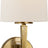 Hand-Rubbed Antique Brass with Linen Shade