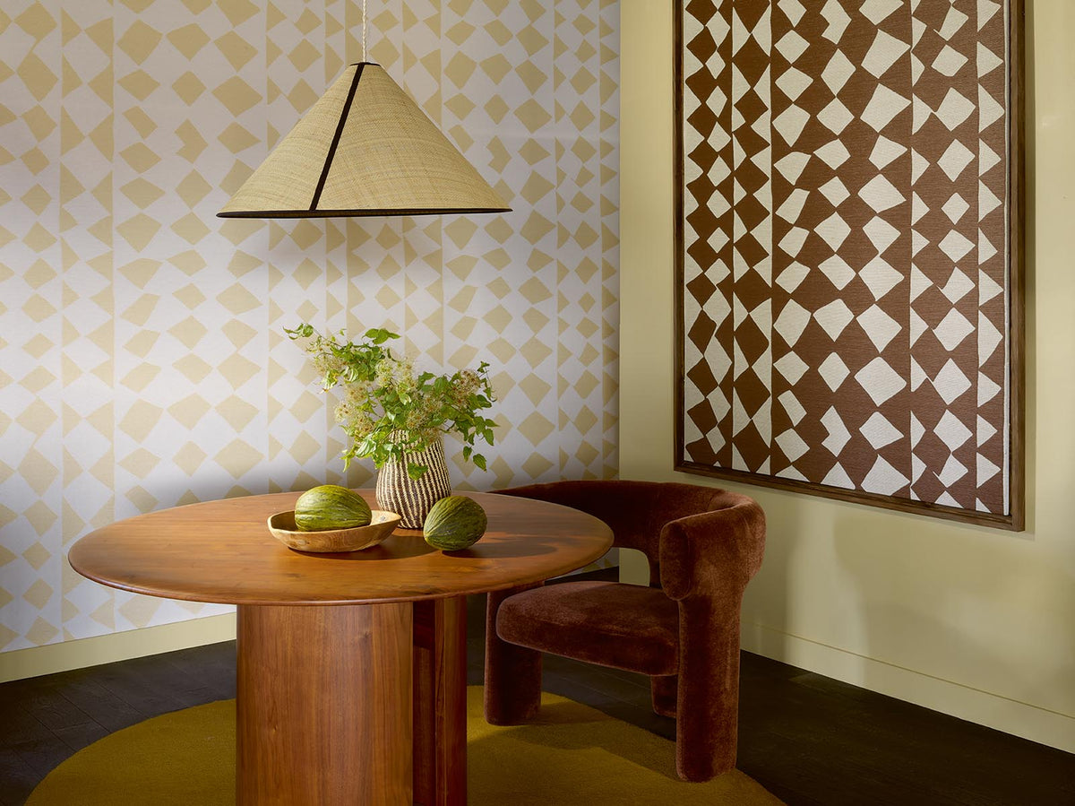 Efutu room setting — Pierre Frey wallpaper