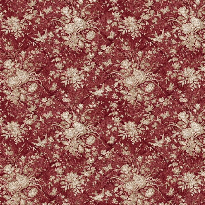 Eliza Floral Sunbaked Red — Ralph Lauren Home tyg