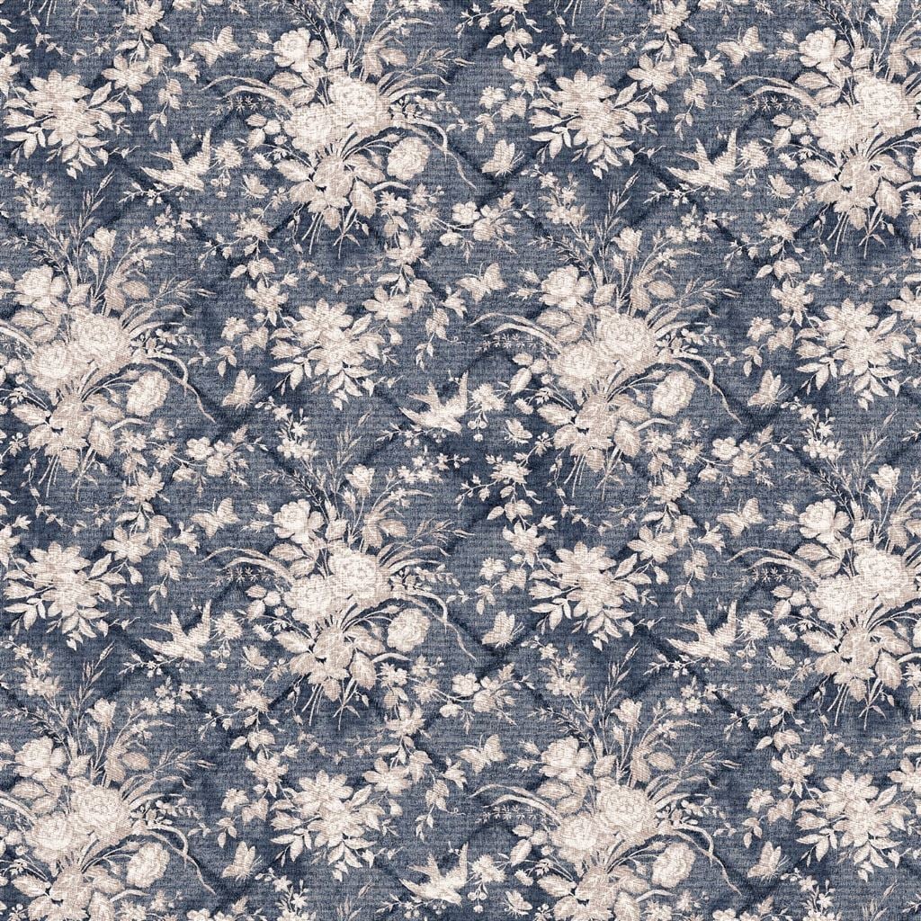 Eliza Floral Vintage Blue — Ralph Lauren Home tyg