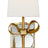 Soft Brass with Cream Linen Shade