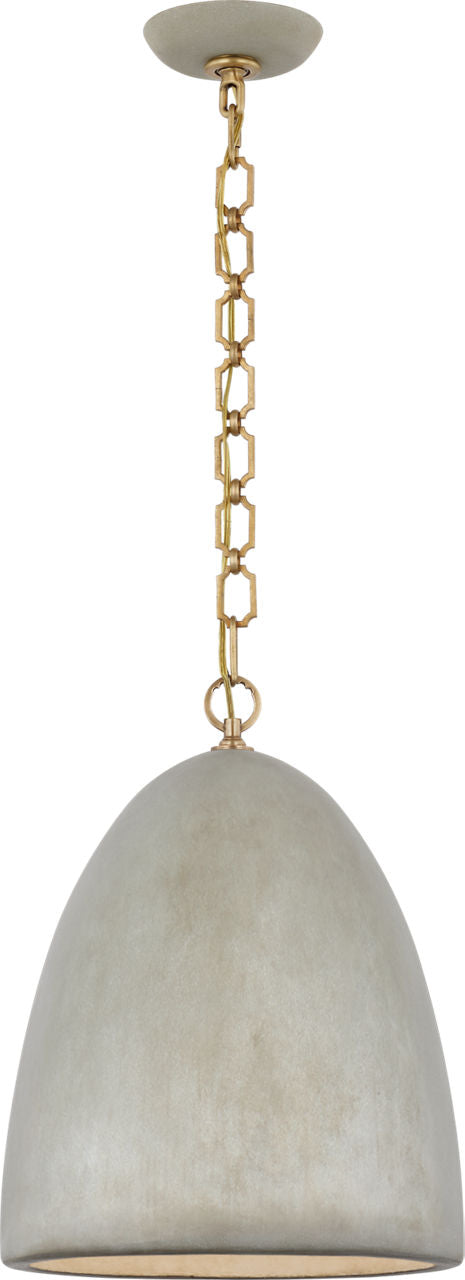 Elliot Medium Dome Takpendel — Suzanne Kasler for Visual Comfort & Co. — Portland Gray