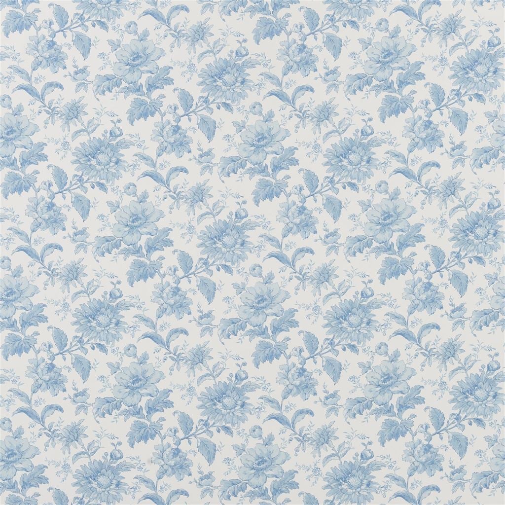 English Garden Floral Delft — Designers Guild tyg