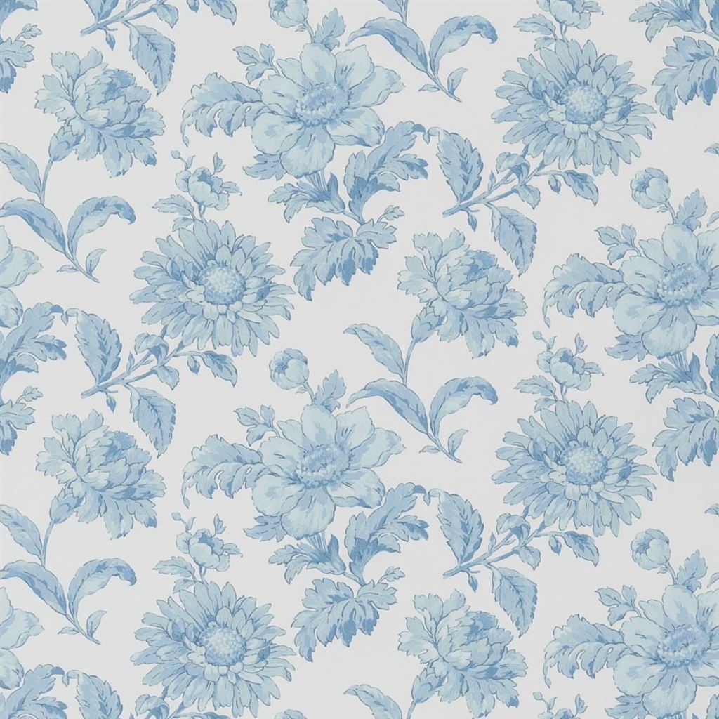 English Garden Floral Delft — Designers Guild tapet