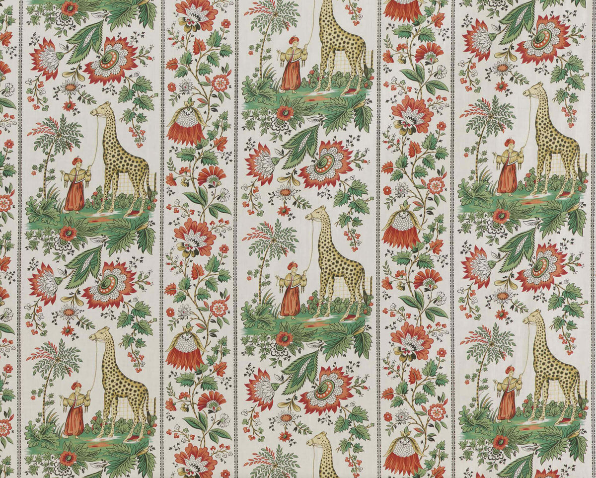 Ismaelia Brique vert — Pierre Frey fabric