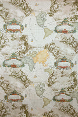 Planisphere Crème — Pierre Frey tyg