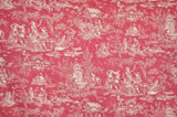 Satin Coutances Negatif Rouge — Pierre Frey fabric