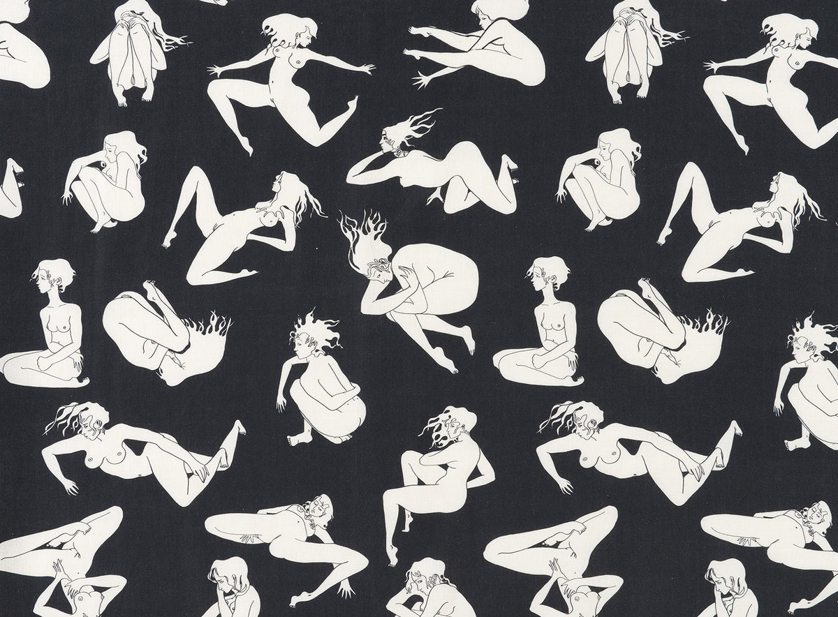 La Danse Noir & blanc — Pierre Frey stof