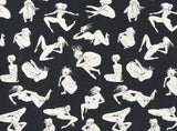 La Danse Noir & blanc — Pierre Frey stof