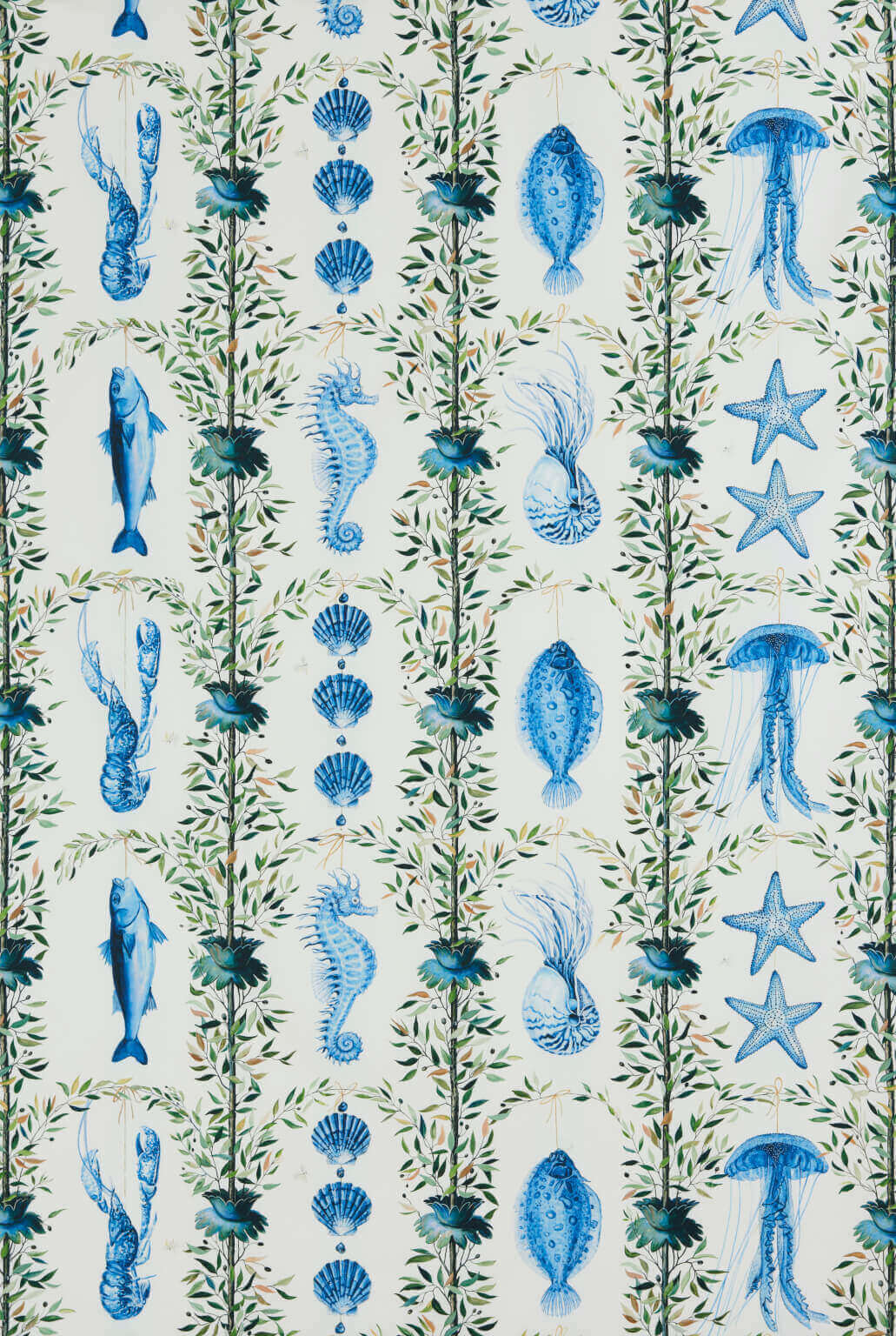 Bonne Peche Bleu — Pierre Frey fabric