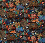 Le Jardin du Palais Velours Nuit — Pierre Frey stof