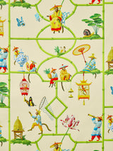 Les Singes Savants Beige — Pierre Frey fabric