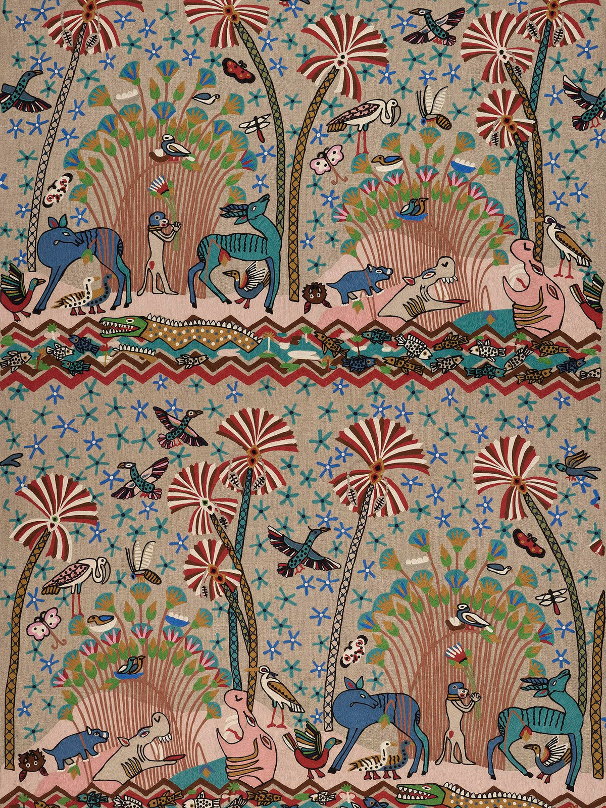Faune et Flore Lin — Pierre Frey fabric