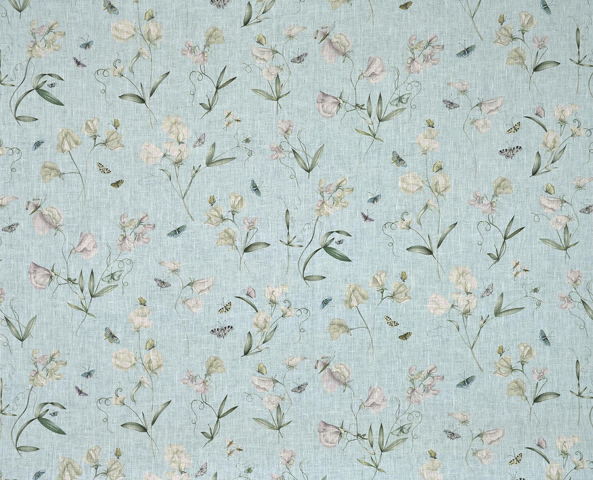 Les Pois de Senteur Aquatique — Pierre Frey fabric
