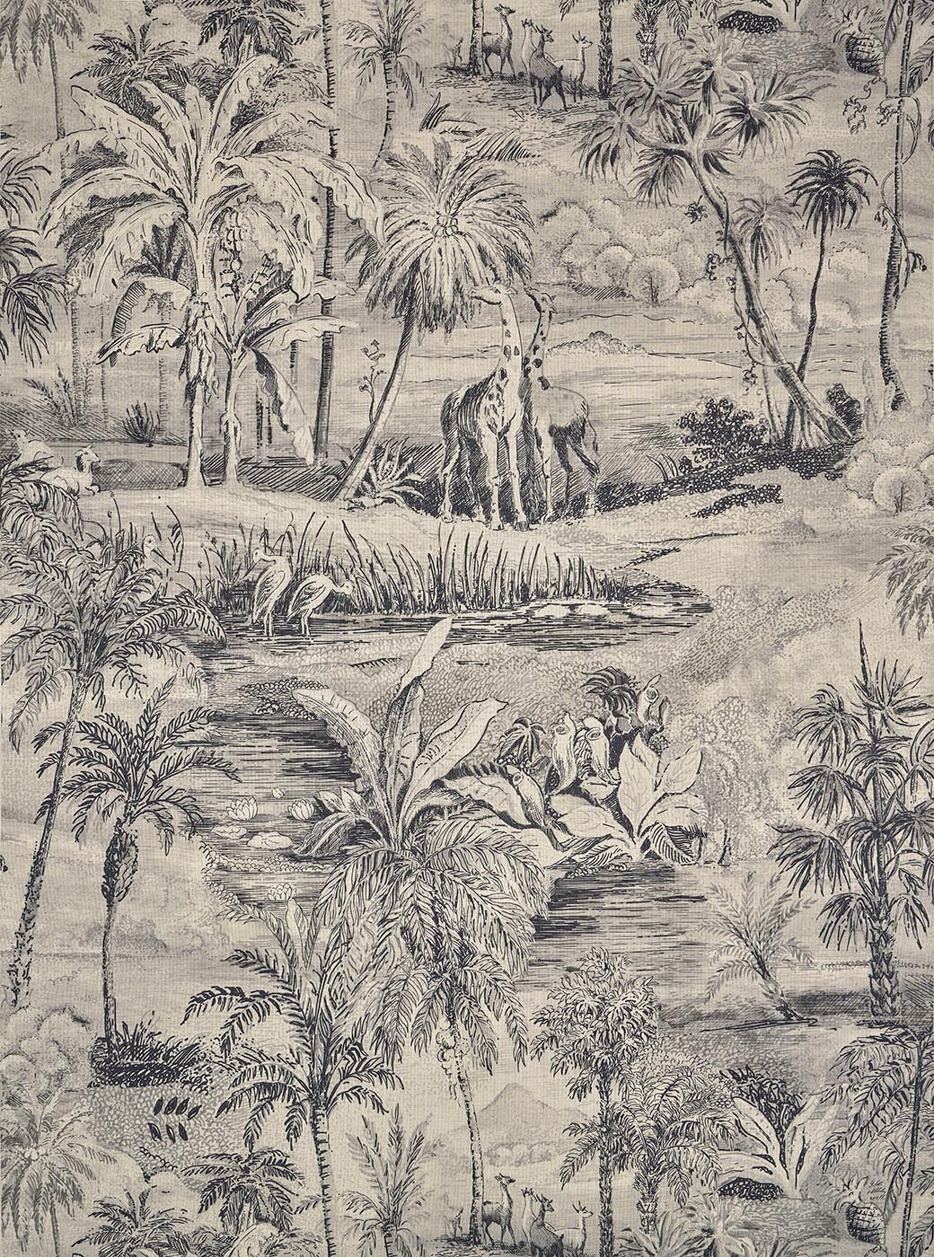 Safari CHARBON — Pierre Frey fabric