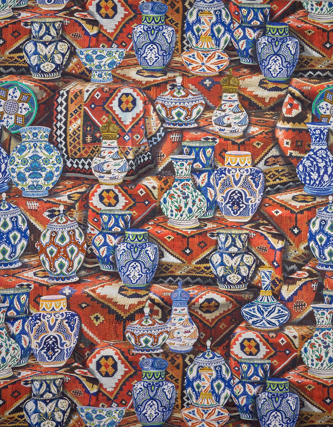 Iznik MULTICOLORE — Pierre Frey tyg