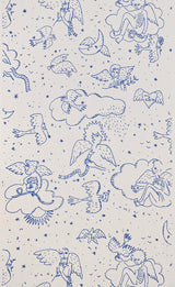 Le Monde Parall’aile BLEU — Pierre Frey stof