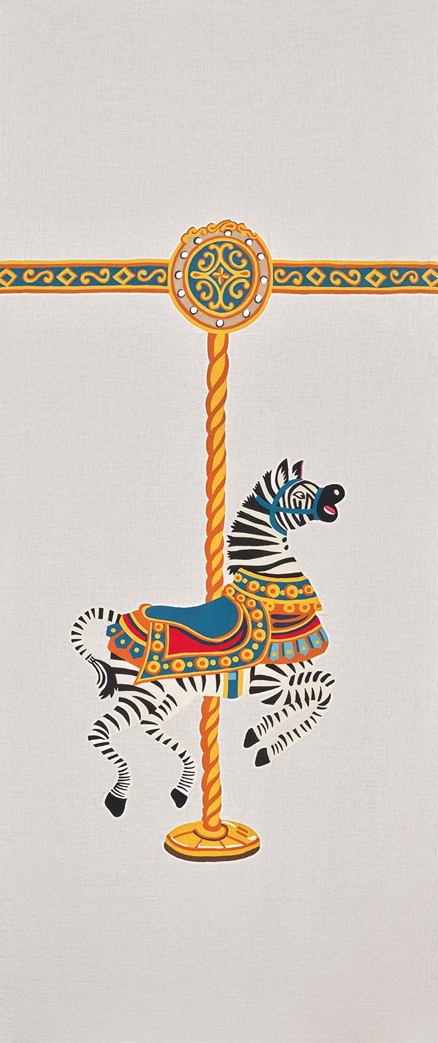 Le Zèbre du Carrousel MULTICOLORE — Pierre Frey fabric