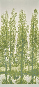 Les Peupliers Argentes PRINTEMPS — Pierre Frey fabric