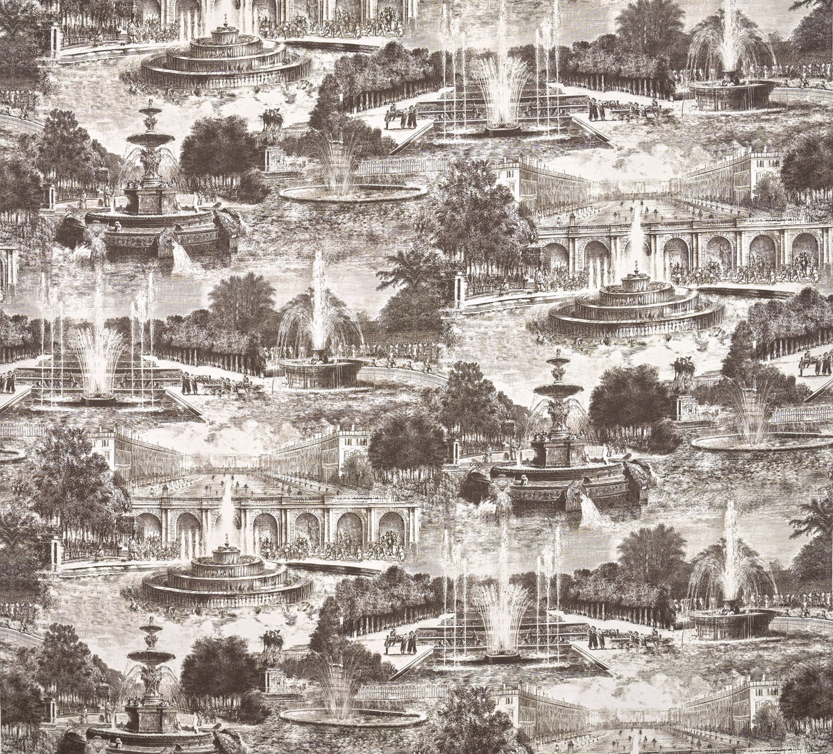 Les Fontainiers GRAPHITE — Pierre Frey fabric