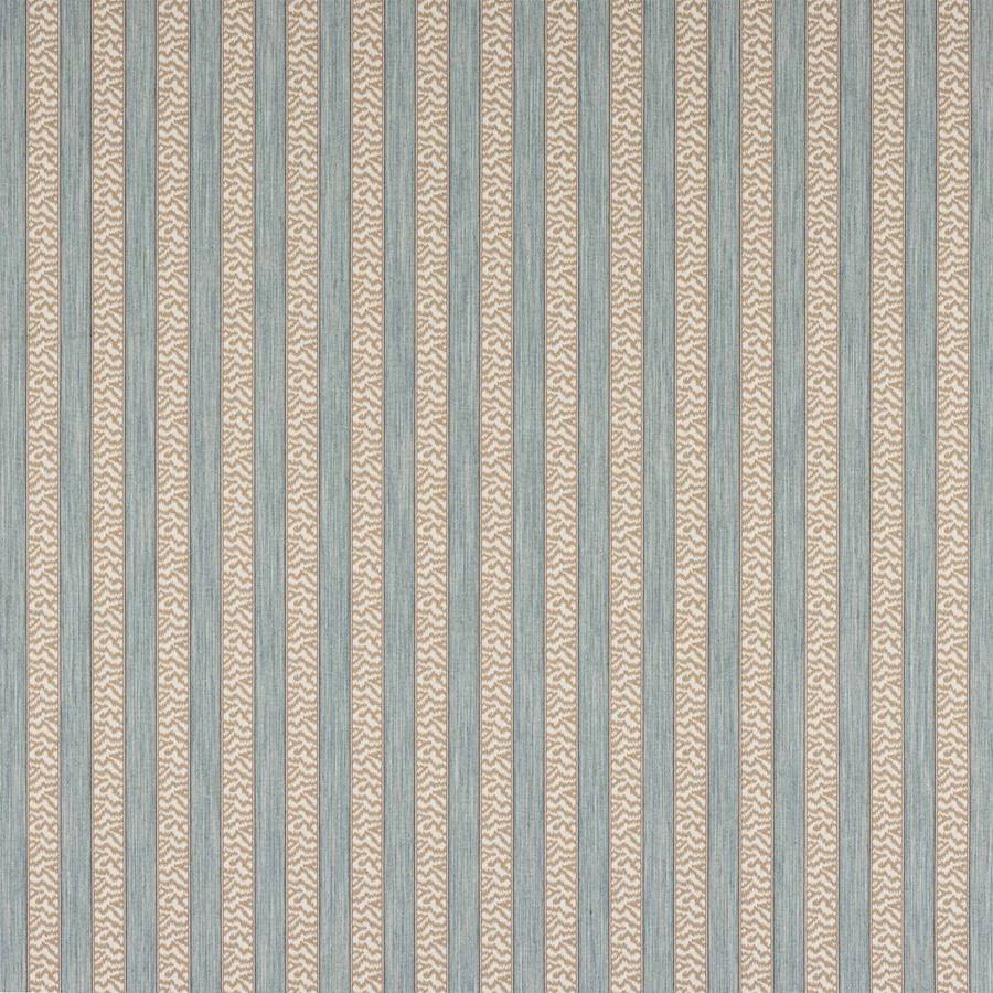 Tilney Stripe Aqua/Beige — Colefax & Fowler tyg