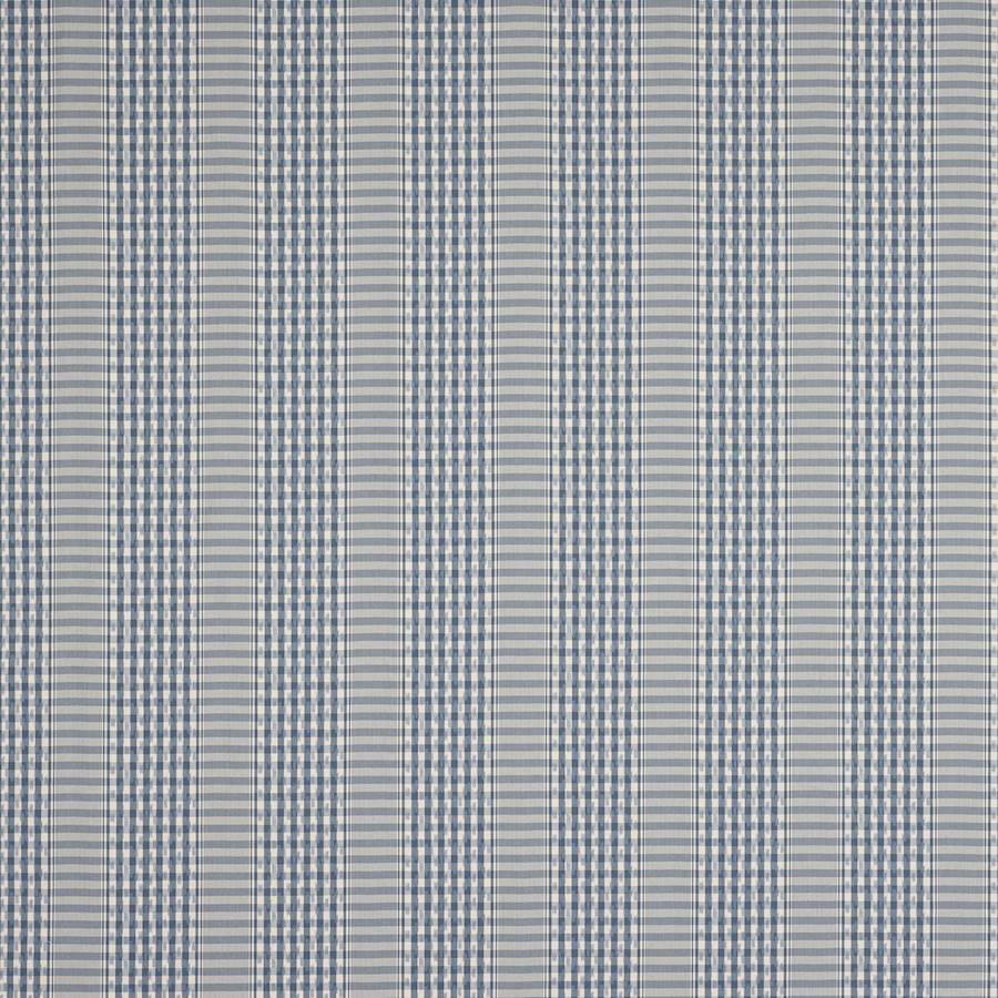 Langham Check Blue — Colefax & Fowler tyg