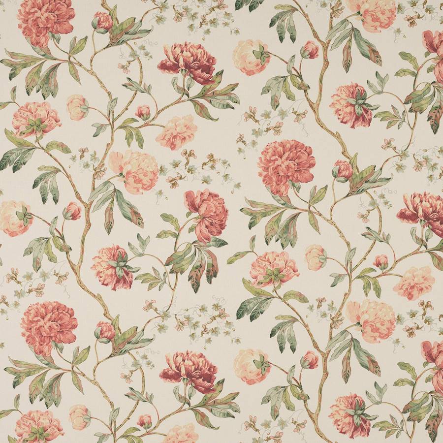 Alloway Red/Green — Colefax & Fowler tyg